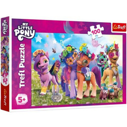 TREFL Puzzle Zabawne kucyki 16463 (100 elementów) Zyskaj