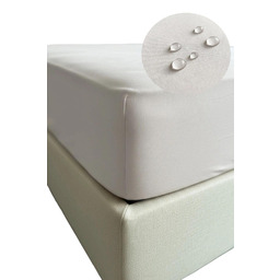 Spod Igły I Nitki Prześcieradło nieprzemakalne 200x200 szare