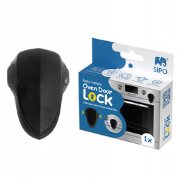 2X Zabezpieczenie drzwi piekarnika Sipo SBS-OV10B Czarny