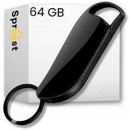 Dyktafon Mini Cyfrowy Mały Pendrive 64GB Do Nagrywania