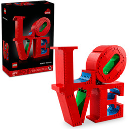 klocki Lego Art 31214 Love Czerwony napis Miłość