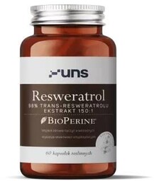 UNS Premium Resweratrol, 60kaps.