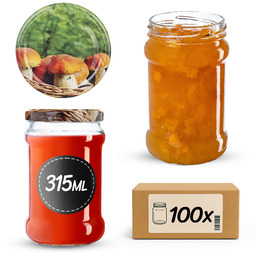 Słoiki na przetwory Seno 315ml fi66mm 100szt +