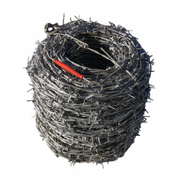 Drut kolczasty ocynkowany 1.6 mm Rolka 200 m