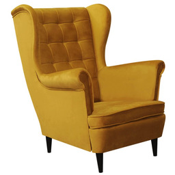 Fotel USZAK CLASSIC Riviera 41 Nóżki orzech SZYBKA