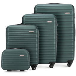 Zestaw walizek z ABS-u z żebrowaniem 56-3A-31K-85