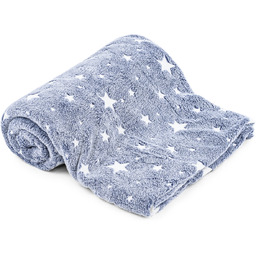 4Home Koc Soft Dreams Stars świecący niebieski, 150