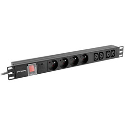 Lanberg listwa zasilająca rack PDU 19'' 1U 10A