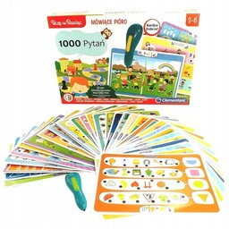 Mówiące Pióro Clementoni Zestaw Edukacyjny 1000 Pytań Przedszkola