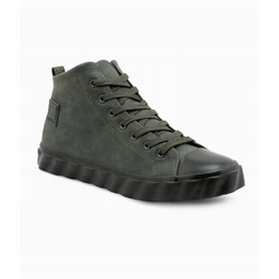 Buty męskie trampki z wysoką cholewką oliwkowe V3