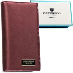 Portfel damski ze skóry naturalnej i ekologicznej