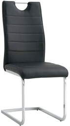 Krzesło tapicerowane C-946 czarne