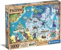Clementoni - 39666 - Puzzle Disney Maps Disney