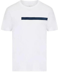 Koszulka męska Armani Exchange 3LZTBE-ZJ8LZ-1100 Biała