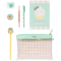 Zestaw pismienniczy z kolekcji foodie 7 elementów Pusheen