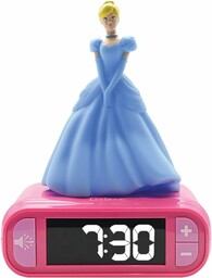 Lexibook, Disney Princesses, budzik Kopciuszek, świecąca postać