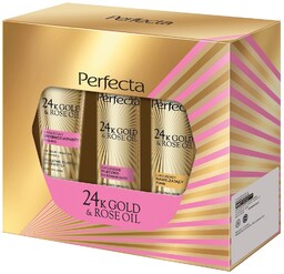 PERFECTA SET 24K Gold & Rose Oil peeling
