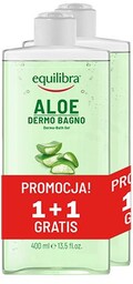 EQUILIBRA Aloesowy Żel do kąpieli, 2x400ml