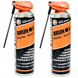 Brunox 2x Turbo-Spray 500 ml