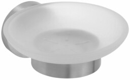 SAPHO XS802 X-steel mydelniczka szklana, szczotkowana stal nierdzewna