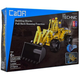 CADA Klocki plastikowe Technic Spychacz pull back C52014W