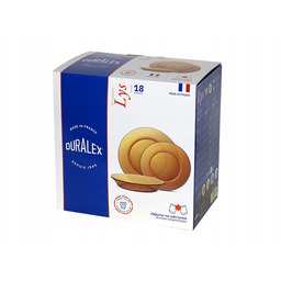 Serwis Zestaw Talerzy 18EL Duralex Amber bursztyn hartowane