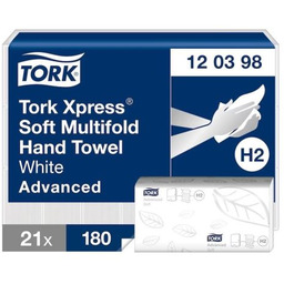 Ręcznik papierowy Tork Advanced składany 3 panelowy, 2w,