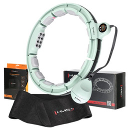 ZESTAW HULA HOP MAGNETYCZNY GREEN HHM13 Z LICZNIKIEM