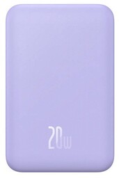 Baseus Magnetyczny mini powerbank 5000mAh 20W (fioletowy)
