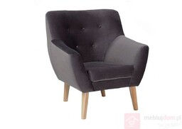 Fotel NORDIC I Signal Velvet Szary