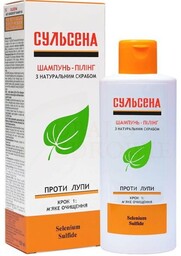 SULSENA Szampon-peeling Przeciwłupieżowy z Naturalnym Peelingiem, 150ml