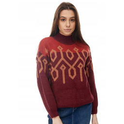 LEE GEOMETRIC CREW KNIT REDRUM L52XSSOWA s
