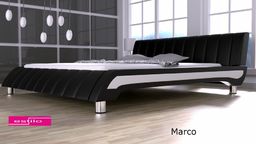 Łóżko sypialniane Marco - skóra ekologiczna