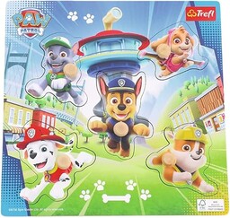 Trefl - Puzzle PAW Patrol, Wooden Toys -