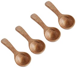 Muubs NATURE Drewniane Łyżeczki do Soli - Przypraw