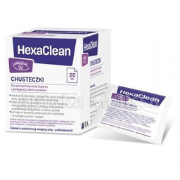 HexaClean Chusteczki, 20 sztuk
