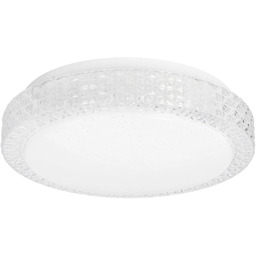 Lumes Biały kryształowy plafon sufitowy LED Z9-K39