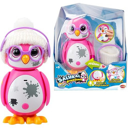 Uratuj pingwin wersja mini kolor różowy, interaktywne zwierzątko