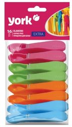 Klamerki YORK do wieszania prania bielizny EXTRA 16