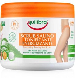 EQUILIBRA Tonizująco- energetyzujący peeling solny do ciała, 600g