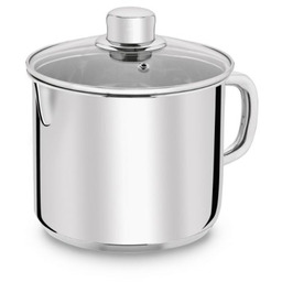 TADAR Garnek do mleka z pokrywką stalowy Bahama