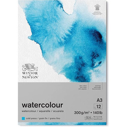 Winsor & Newton Papier Akwarelowy, Papier, Biały, 12