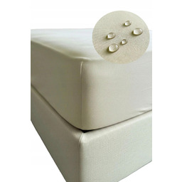 Spod Igły I Nitki Prześcieradło nieprzemakalne 200x200 beżowe