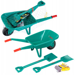 Zestaw Ogrodowy Bosch Z Taczką Łopata Grabie Klein