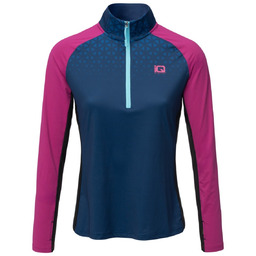 Damska Bluza do Biegania IMIRMO WMNS BLUE DEPTHS/FESTIVAL