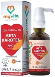 Beta Karoten Forte Prowitamina A, Krople, Myvita, 30ml