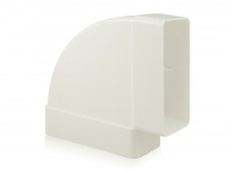 Kolano wentylacyjne 90 plastikowe płaskie 110x55mm (050)