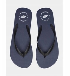 Japonki męskie z szerokimi paskami 4F 4FWSS24FFLIM168-30S Granatowy