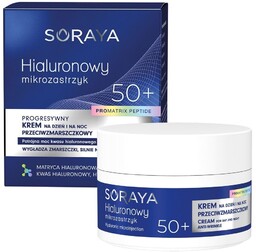 SORAYA Hialuronowy Mikrozastrzyk krem przeciwzmarszczkowy 50+ 50ml