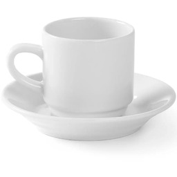 Filiżanka do kawy hotelowa Optima biała porcelana 90ml